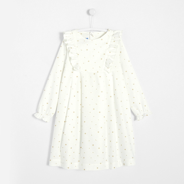 photographe-naissance-paris-pyjama-blanc-or--noel-fille