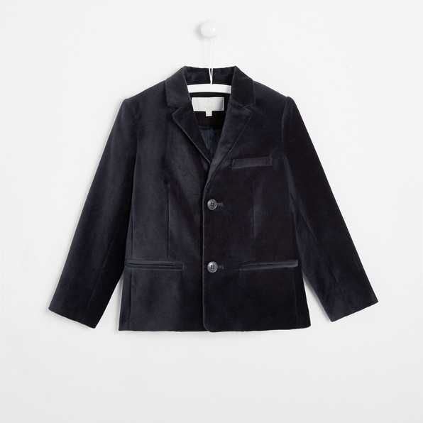 photographe-naissance-paris-veste-velour-bleu-nuit